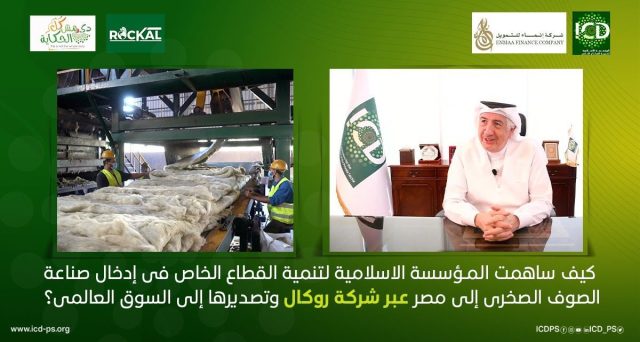 المؤسسة الإسلامية تدعم إدخال صناعة الصوف الصخري إلى مصر وتصديرها إلى السوق العالمي