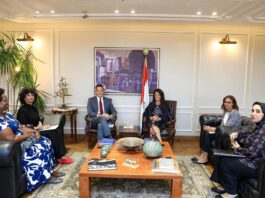 Dr. Rania A. Al-Mashat, Welcomes New USAID Director in Egypt.