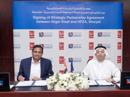 Ikigai Steel sets up 548,000 sq. ft. factory in Hamriyah Free Zone with AED 30 million investment