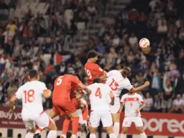 فلسطين تُسطر تاريخًا جديدًا: تأهل مُستحق إلى نهائيات كأس آسيا 2027! tune share فلسطين تُسطر تاريخًا جديدًا: تأهل مُستحق إلى نهائيات كأس آسيا 2027
