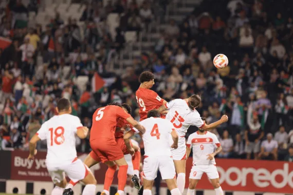 فلسطين تُسطر تاريخًا جديدًا: تأهل مُستحق إلى نهائيات كأس آسيا 2027! tune share فلسطين تُسطر تاريخًا جديدًا: تأهل مُستحق إلى نهائيات كأس آسيا 2027