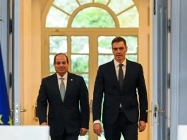 السيسي وسانشيز يؤكدان رفضهما للعدوان الإسرائيلي ويدعمان إعادة إعمار غزة
