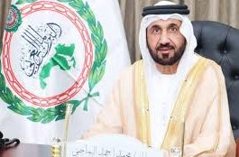 رئيس البرلمان العربي: نشر السلام في المنطقة وفي العالم لن يتحقق دون إنهاء الاحتلال الإسرائيلي وإقامة دولة فلسطينية مستقلة وعاصمتها مدينة القدس