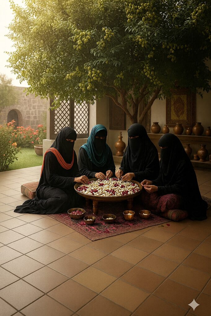 فل وياسمين شجرة الحناء