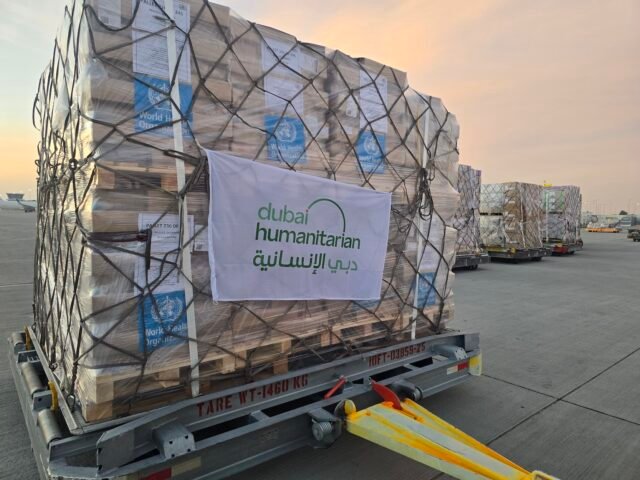 Under the directives of Mohammed bin Rashid Dubai Humanitarian facilitates airlift of critical medical supplies from WHO, MSF, and Unicef to Afghanistan