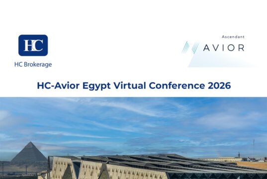 Over 4 days, 8-11 June… HC Brokerage and Avior Capital Markets hold their sixth Egypt Virtual Conference