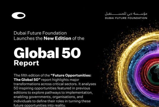 Dubai Future Foundation launches fifth annual edition of Future Opportunities: The Global 50 report
